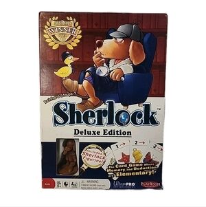 Sherlock  Deluxe Edition Board Game -Where Memory And Deduction Are "Elementary"